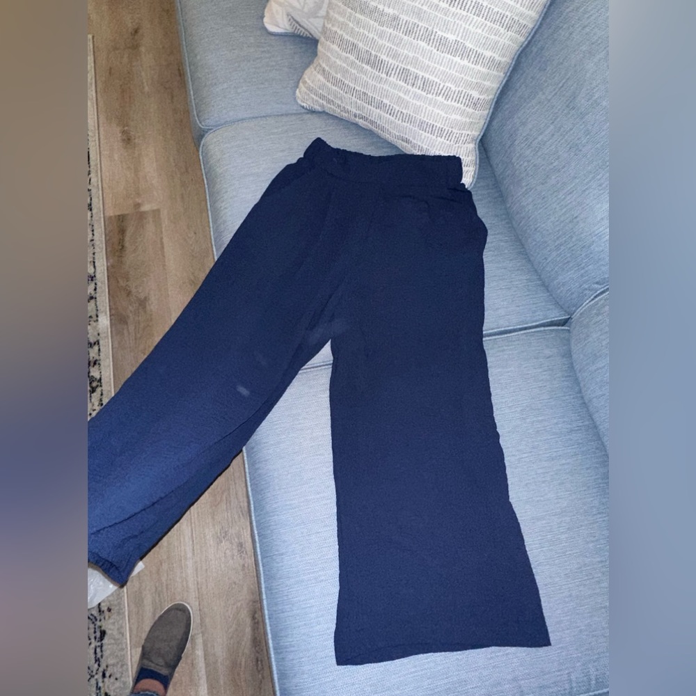 Wide leg high waisted flare pants